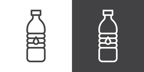 Bottle water icon vector logo set collection for web app ui