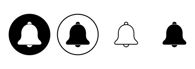 Bell Icon set. Notification icon for your web site design