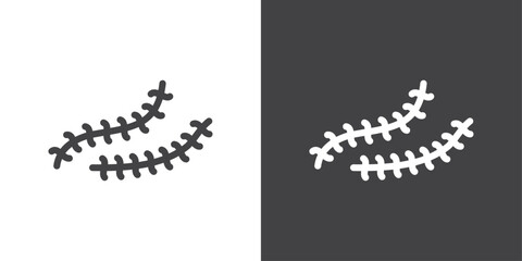 Scar icon vector logo set collection for web app ui