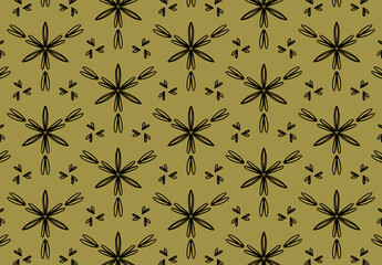  Geometric Ethnic pattern, 
Native American tribal fabric, tile, carpet, vector, 
illustration design, on navy blue background