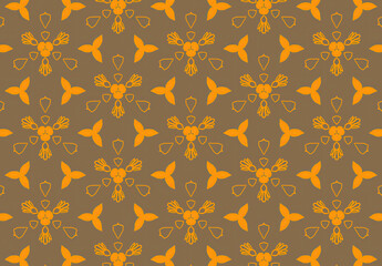  Geometric Ethnic pattern, 
Native American tribal fabric, tile, carpet, vector, 
illustration design, on navy blue background