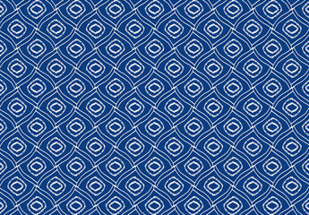  Geometric Ethnic pattern, 
Native American tribal fabric, tile, carpet, vector, 
illustration design, on navy blue background