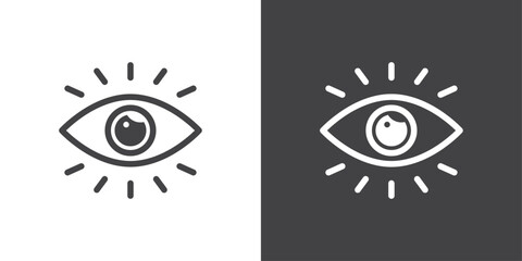 Visible icon vector logo set collection for web app ui