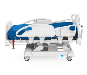 Hospital Bed Isolated