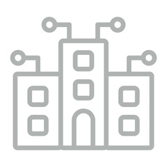 Enterprise Vector Line Grey Icon Design