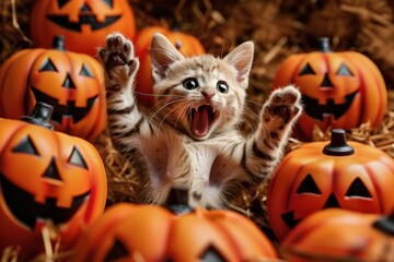 Halloween Kitten Fun