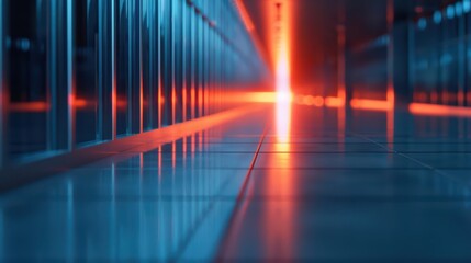 In an ultramodern corporate environment