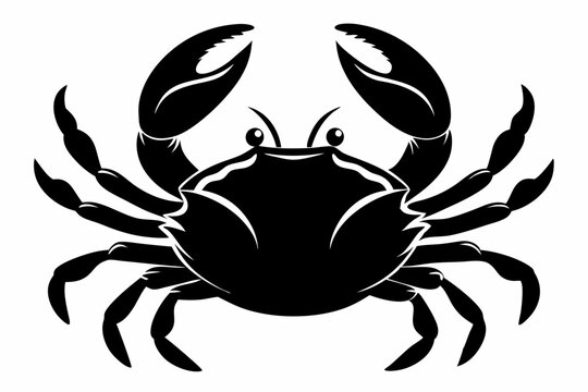 recommend clip art: Sea Crab Vector Silhouette, Crab icon
                    