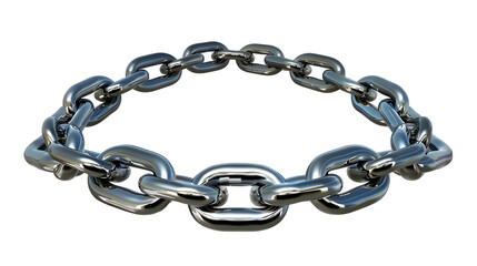 Obraz premium chain isolated on white background,generative ai
