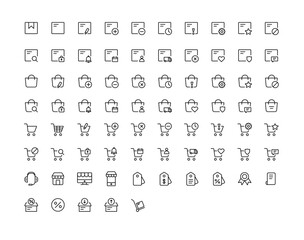eCommerce - Premium Outlined Icon Pack