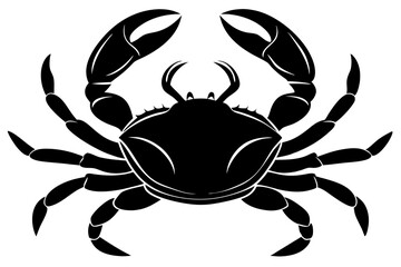 
Crab icon Vector, Sea Crab black Silhouette Clipart, scorpion silhouette vector