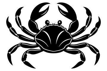 
Crab icon Vector, Sea Crab black Silhouette Clipart, scorpion silhouette vector