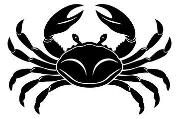 
Crab icon Vector, Sea Crab black Silhouette Clipart, scorpion silhouette vector