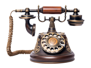 a telephone with a cord