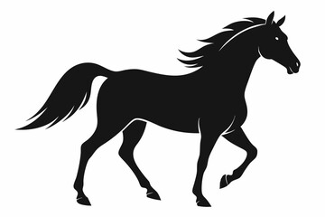 
morgan horse silhouette, horse silhouette vector
