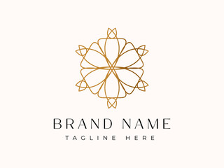 Premium Vector - Flower Ornament Logo Design Vector