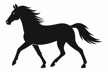 
morgan horse silhouette, horse silhouette vector