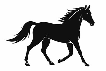 
morgan horse silhouette, horse silhouette vector