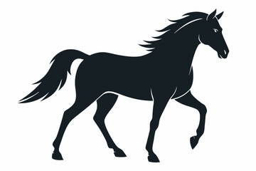 
morgan horse silhouette, horse silhouette vector