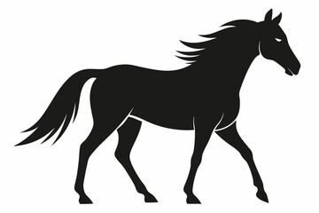 
morgan horse silhouette, horse silhouette vector