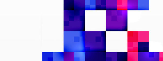 Dynamic colorful squares background. Vector Illustration For Wallpaper, Banner, Background, Card, Book Illustration, landing page