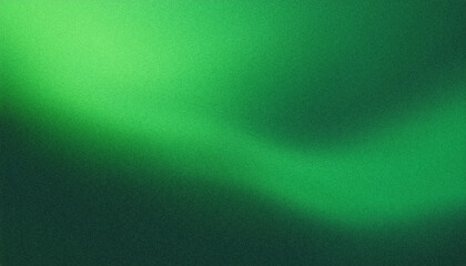 Fototapeta premium Grainy texture and light effect on an abstract green background