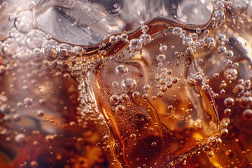 Glass of Soda Close Up