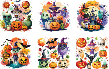 Fototapeta premium Halloween Vactor Design