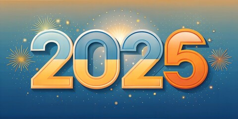 2025 new year background