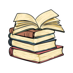 Stack of books