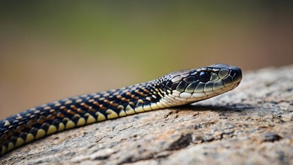 Fototapeta premium close up of a python