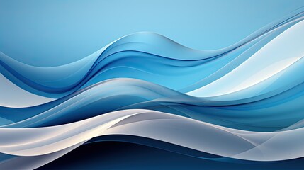 Abstract Business Background in Blue Tones 