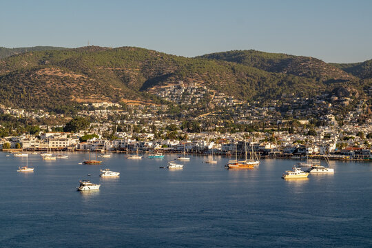 View of Bodrum from a boat
