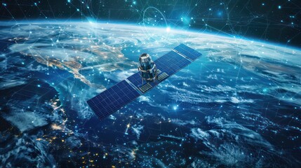 AI in Environmental Science: Researchers using AI to analyze satellite imagery for environmental monitoring and conservation. 