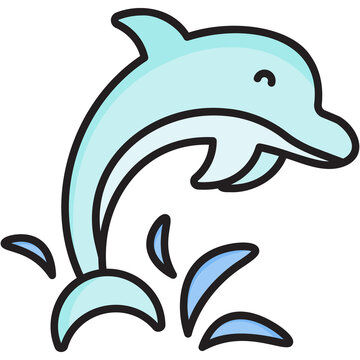 recommend clip art: Dolphin Sticker