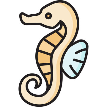 recommend clip art: Seahorse Sticker