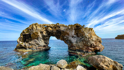 mother of earth, wild nature and rock