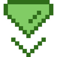 Down Arrow Pixel Art