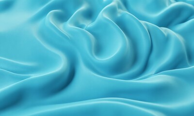 Obraz premium Abstract blue satin fabric texture with soft folds