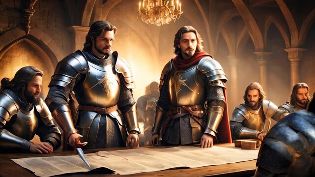 A medieval war council