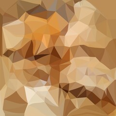 Vector abstract brown and beige polygonal background