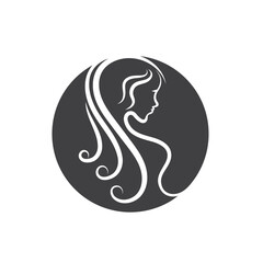 vector illustration beauty logo design concept template