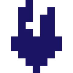 Down Arrow Pixel Art