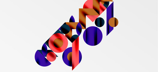 Geometric neo patterns. Abstract background for covers, banners, flyers and posters and other templates