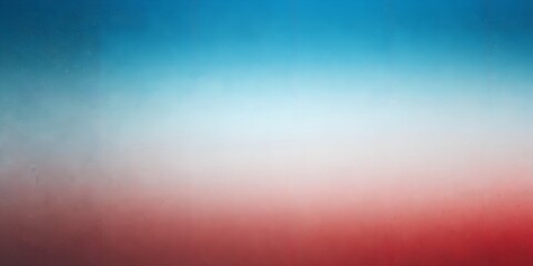 Obraz premium Whispering Hues Grainy Gradient in Muted Blue Red & White AI-Created Content
