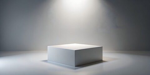 Obraz premium empty podium cube with background AI Generative