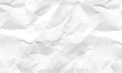 Fototapeta premium Paper texture Crumpled White.Top view.