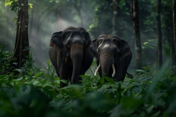 Fototapeta premium Conservation efforts for fauna ecology focus on preserving and enhancing the habitats and ecosystems that support diverse animal species. 