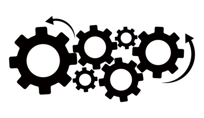 gears with arrows