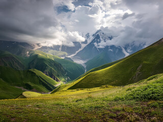 landscape in the mountains